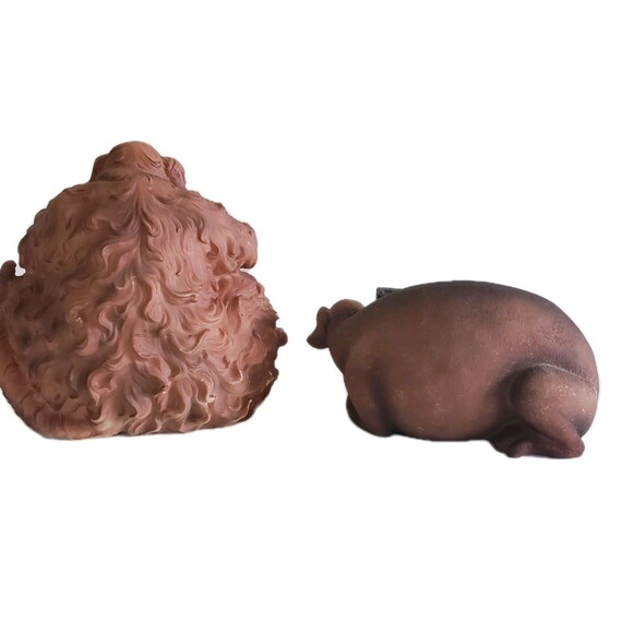 3D Dog Shaped Picture Photo Frame Holders Doggie Resin Figurines Cocker Spaniel - Picture 6 of 15